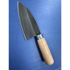 工具家達人 碳鋼魚刀 台式魚刀 小魚刀 漁刀, 1個, 圖片左邊魚刀/出骨刀, 木色