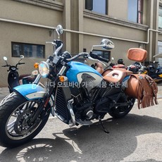 새들백 방수 시트 안장 수납 사이드백 탈부착 가죽 튜닝, 하이파이버 인디언 셰이크 태슬, 기본 모델명/품번