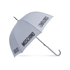 모스키노 로고 프린트 크룩 핸들 우산