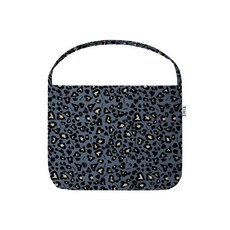CORDUROY EMIS LEOPARD ECO BAG-BLUE 378389