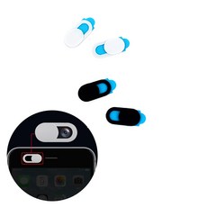 웹캠 보안 스티커 2p 유출방지 캠가리개 웹캠보안스티커 사용이편리한 카메라커버, 화이트