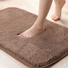 테루테루 빨아쓰는 욕실 호텔 주방 발매트, 모카브라운