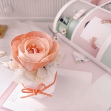 法式香榭小野玫香氛擴香花，落日香檳色，贈送5ml香氛油, 法式香榭小野玫香氛擴香花落日香檳（贈送5ml香氛油）