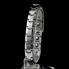 진주모아 99.9998% 쉴드 화이트골드 게르마늄 건강팔찌 남성 여성, BSHSS-01(여성), 1개