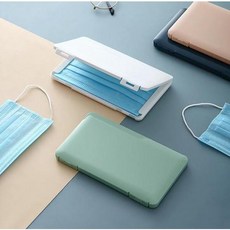 마스크케이스 보관 박스 포장 상자 방진 휴대용 일회, 핑크 GD08613, 1개