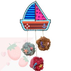 SB 스칸디아모스 배 모빌 만들기 유치원미술재료, 1개