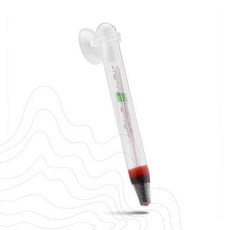 수족관 온도계 투명 유리관 수온 측정 도구 어항 물고기 사육 용품, 1개