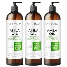 Velona 벨로나 암라 로즈마리 헤어 오일 237ml 3팩, 3개
