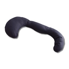 LUST 日系多功能純棉孕婦枕 可拆洗深藍, 深藍