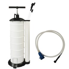 수동 펌프 흡입기 자가교체 드레인 엔진오일 섹션기, 7리터 오일펌프+브레이크 오일파이프, 1개