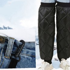 겨울 야외활동 오토바이 자전거 퀼팅 무릎 보온 토시 방한 레그워머 바람막이 다리, 상세페이지 참조