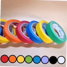 유연성 마스킹테이프 블랙 종이테이프 다꾸 25mmX40m