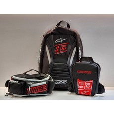 Alpinestars MM93 TRACK BACKPACK 新款聯名後背包 長野車業 MM93 聯名, 1個, Black