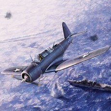 (선물완구) 아카데미과학 12350 USN SB2U-3 미드웨이 해전 80주년 기념, 1개