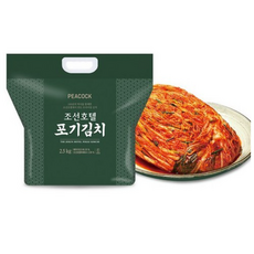 peacock 조선호텔 포기김치 냉장, 4kg, 1개