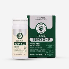 트리밀데이즈 프리미엄 혈당케어 유산균, 4박스, 30정