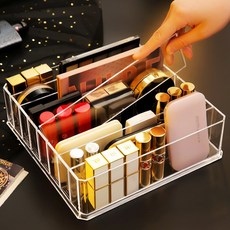 케이트가든 투명 아크릴 정리함 화장대 정리, 대형 섀도우 립스틱 정리함, 1개