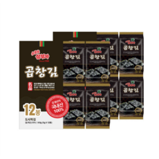 소문난삼부자 본사 곱창 도시락김, 24개