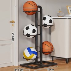 공 정리대 선반 아들방 접이식 조립형 보관대 2차 2단, 1개, 블랙 조합 5칸