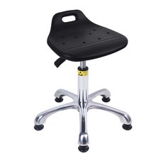 실험실방진의자 정전기 제전 연구 작업장 공장 의자 도금 링 42-56cm 바퀴 포함