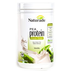Naturade 豌豆蛋白奶昔 素食無麩質, 1個, 444克