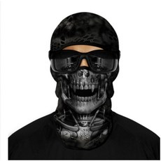 오토바이마스크 바이크 바라클라바 자외선 쿨 마스크 해골 거미 광대 베놈 1, 해골1, 단일사이즈