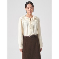 에잇세컨즈 8SECONDS 프릴 핀턱 블라우스 아이보리 354X64JQB0 137852