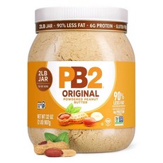 PB2 코코아 함유 초콜릿 땅콩 버터 파우더 241977, 907g, 1