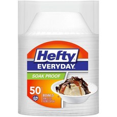 Hefty 미디엄 라운드 일회용 폼 볼 - 50 그릇., 그릇