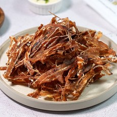 손으로 정성껏 찢은 수작 맥반석 오징어채, 1개, 180g