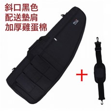 漁具海杆多功能加厚釣魚包戶外CS收納雞蛋棉戰術發射器包玩具槍包, 方包85cm長30cm寬8cm厚