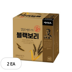 쌍계명차 김동곤 명인이 만든 블랙보리 티백, 1.2g, 40개입, 2개