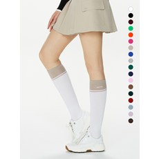 듀빅 DV 듀빅 여성 드라이쿨 배색 포인트 니삭스 DD1WAO772, 1개, 로즈핑크