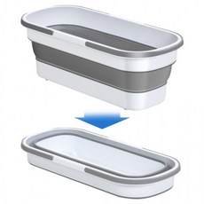 접이식 사각 버킷 욕실 세차 청소 물통 다양한 활용 실용성 극대화 휴대성, 1개