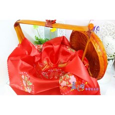 孟之坊婚禮精品舘 鋪謝籃用雙喜巾(包聘金用) 結婚用品 吃茶禮盒 婚禮小物, 1個