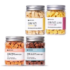페페로니 진짜 시리즈 4개 SET 연어+소고기+치즈+치즈고구마, 소고기,연어,치즈,치즈고구마, 180g, 1세트