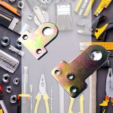 엠비아6 사물함고리 일자 대 소 액자고리, 2) 대/38X60mm