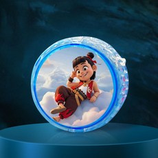 臺灣-出貨 【新款熱銷】新款哪吒敖丙悠悠球兒童入門初學者溜溜球自動迴旋女孩小學生 GDW5, 哪吒3-藍色1個, 1個