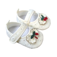 DFMEI 初生嬰兒鞋襪到6到個月軟底步前鞋新生兒寶寶女公主學步鞋子