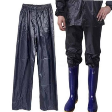 일회용우비 비닐비옷 롱코트우비 보급형 우의 하의 남색 2XL, 본상품