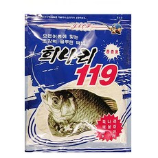 JLF 희나리 119 떡밥 백색 중층낚시 글루텐, 1개