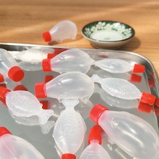 나카야 생선모양간장소스병 붕어간장병 초밥간장통 도시락 미니 소스병 K134, 1개