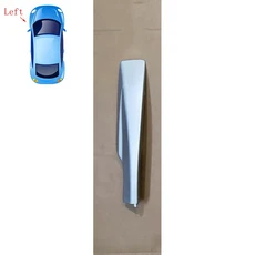 Toyota RAV4 2009 2010 2011 2012 용 자동차 전면 또는 후면 루프 랙 수화물 바 레일 엔드 쉘 커버, 03 Front Left Silver