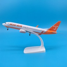 제주항공모형 비행기다이캐스트 합금 미니어처 민항기, 제주에어 B737 20cm, 1개
