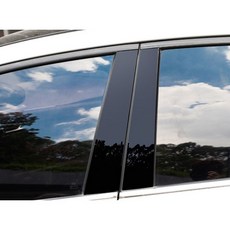 6片 亮黑 碳纖維紋 B柱 中柱貼片 車窗裝飾 防刮痕 自帶背膠 06-13 ISF IS250 IS350 SXE20