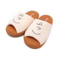 찰리브라운 스마일 거실화, 브라운/M(235~250mm), 1개