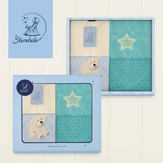 【彌月禮推薦】【STERNTALER】哈迪狗點點兔裝附閃星雙面毯禮盒/彌月禮盒 C-2601515-B0-GIFT