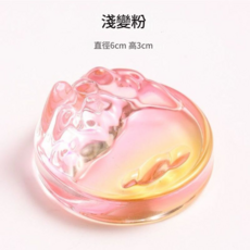 書法專用樹脂墨碟 小墨盤 國畫學生毛筆墨汁墨池 筆擱, 千里江山 - 粉色筆擱 樹脂材料不易碎, 1個
