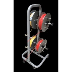 台灣熱賣 立式自動穿線機 穿線器 放線盤架 電工布線器 剝線機, 1個, LS-204      (線盤25厘米）