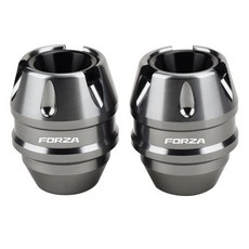 크루심 머플러 배기관 포크 프론트 슬라이더 보호, 앞 바퀴 그레이 (FORZA), 1개